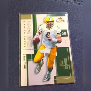 🏈2003 FLEER GENUINE INSIDER # 43  BRETT FAVRE GREEN BAY PACKERS New